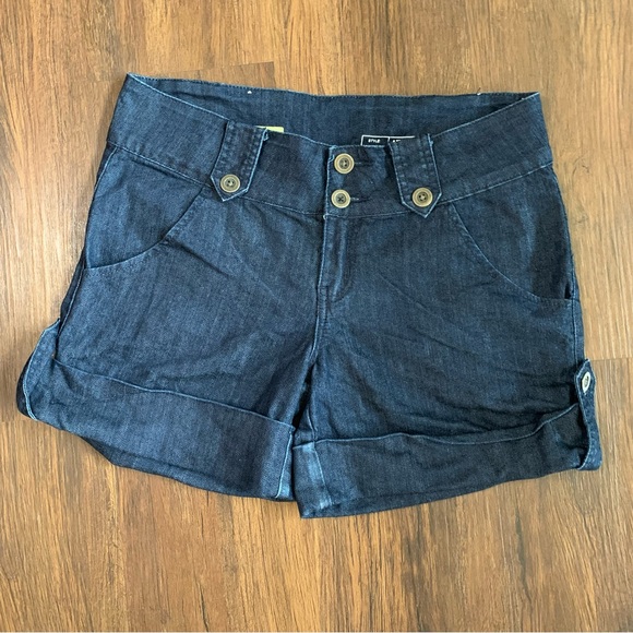 Lolo Denim Design Cargo Style Denim Shorts - Picture 2 of 5